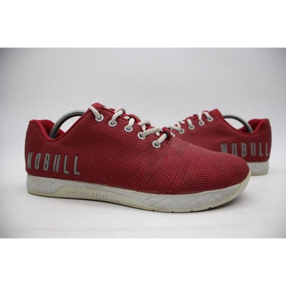 NoBull Super Fabric Men\'s Size 11 or Women\'s 12.5 Trainers Red Low Gym Shoes main image 4